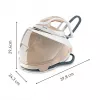 Tefal Pro Express Eco GV9E22E0 garų lyginimo stotis 2200 W 1,8 L Durilium AirGlide Autoclean padas Smėlio, Balta