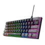 Trust GXT 867 Acira klaviatūra žaidimams USB 60% mechaninė QWERTY juoda
