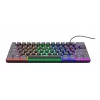 Trust GXT 867 Acira klaviatūra žaidimams USB 60% mechaninė QWERTY juoda