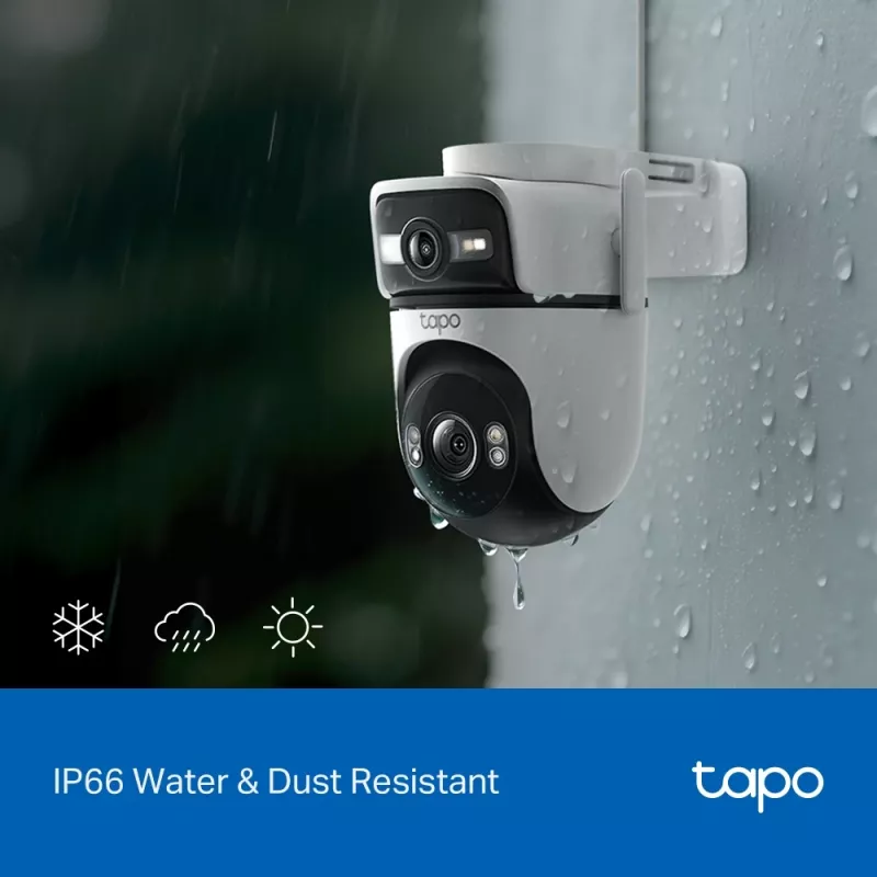 TP-Link Tapo C545D lauko dviejų objektyvų apsaugos kamera su PTZ