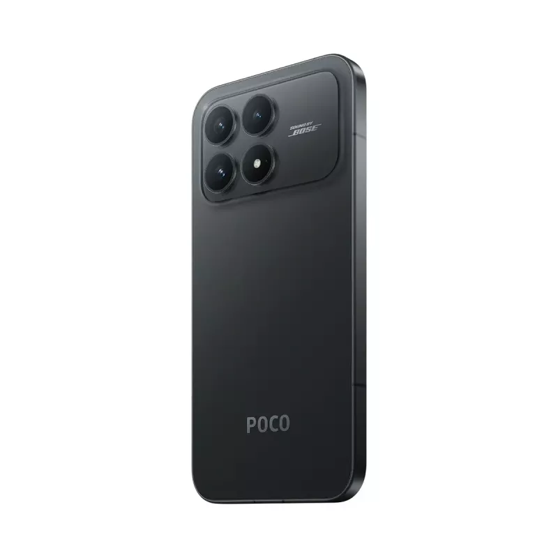 Išmanusis telefonas POCO F8 Pro — 6,59 colio (16,7 cm) 2510×1156, Qualcomm Snapdragon 8 Elite 3,53 GHz, 12 GB RAM, 512 GB, 50 MP triguba, 6210 mAh, Dual SIM, IP68, Juodas
