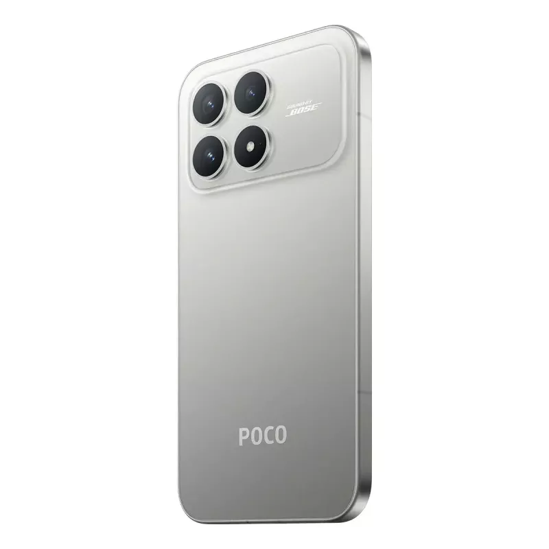 Išmanusis telefonas POCO F8 Pro 6,59 colio Dual SIM 5G, Snapdragon 8 Elite, 12 GB RAM, 512 GB, 6210 mAh, sidabrinis/titano