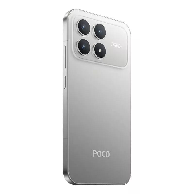 Išmanusis telefonas POCO F8 Pro 6,59 colio Dual SIM 5G, Snapdragon 8 Elite, 12 GB RAM, 512 GB, 6210 mAh, sidabrinis/titano