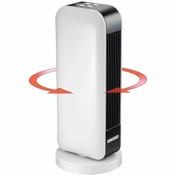 Unold 86430 elektrinis ventiliatorinis šildytuvas, juodas/baltas, 2000 W