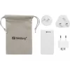 Sandberg 4in1 TravelCharger 65W Baltas