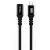 USB-C į USB-C laidas MicroConnect MC-USB3.2CC1-FA — USB 3.2 Gen 2x2, 1 m, juodas