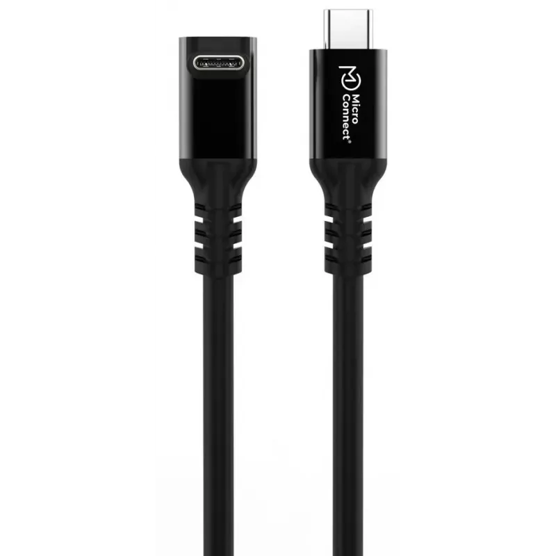 USB-C į USB-C laidas MicroConnect MC-USB3.2CC1-FA — USB 3.2 Gen 2x2, 1 m, juodas