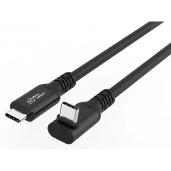 USB C į USB C laidas MicroConnect MC-USB3.2CC15-FA, USB 3.2 Gen 2x2, 20 Gbit/s, 1,5 m, juodas