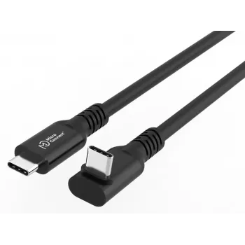 USB C į USB C laidas MicroConnect MC-USB3.2CC5-FA, USB 3.2 Gen 2x2, 20 Gbit/s, 5 m, Juoda