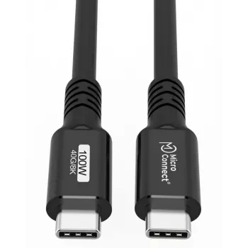 Microconnect USB4CC015 USB-C kabelis USB4 Gen 3x2 0,15 m juodas