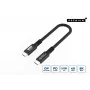MicroConnect USB4CC015-240W USB-C laidas USB4 Gen 3x2 0,15 m USB C juodas