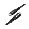 MicroConnect USB4CC015-240W USB-C laidas USB4 Gen 3x2 0,15 m USB C juodas