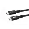 MicroConnect USB4CC015-240W USB-C laidas USB4 Gen 3x2 0,15 m USB C juodas