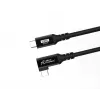 USB-C į USB-C laidas MicroConnect USB3.2CC015-A, USB 3.2 Gen 2x2, 20 Gbit/s, 0,15 m, juodas