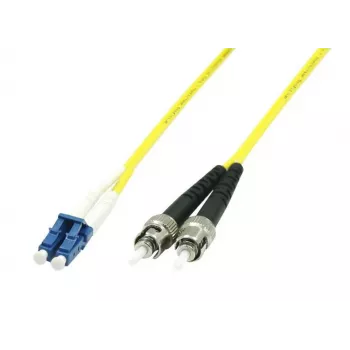 Microconnect FIB411003 šviesolaidinis kabelis 3 m LC ST geltonas