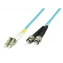 Šviesolaidinis kabelis MicroConnect FIB412007 — OM3, 7 m, LC–ST, 50 µm, duplex, mėlynas