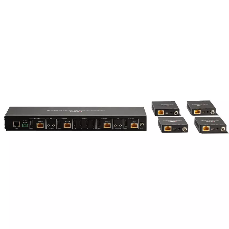 Lindy 70m Cat.6 4x4 HDMI 4K60 Matricos Prailgintuvas