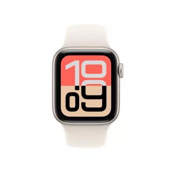 Išmanusis laikrodis Apple Watch SE (3 kartos) SE 3 GPS 40 mm žvaigždžių šviesos aliumininis korpusas, žvaigždžių šviesos sportinis dirželis M/L