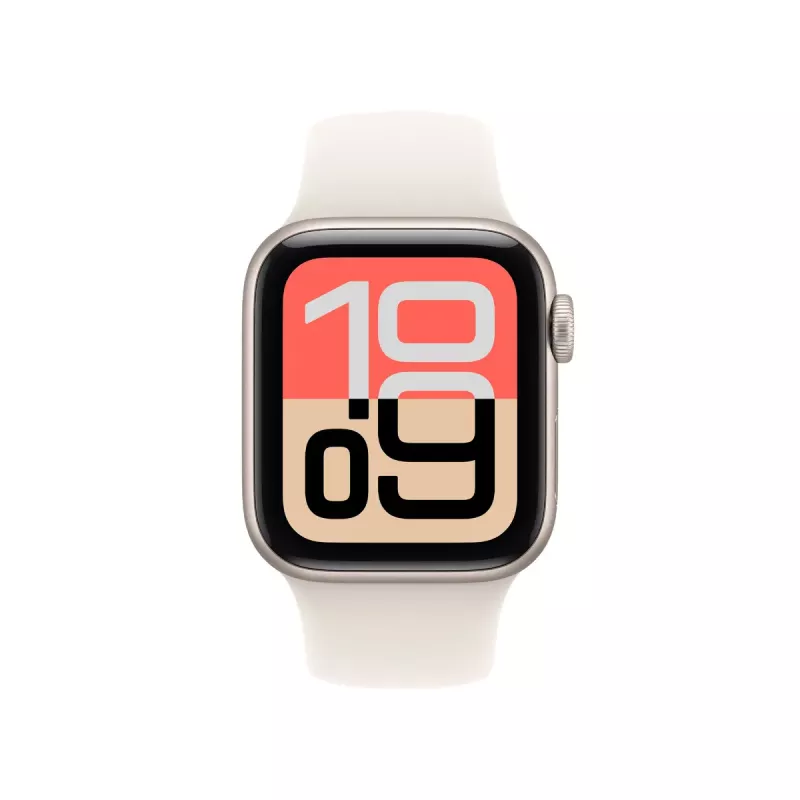 Išmanusis laikrodis Apple Watch SE (3 kartos) SE 3 GPS 40 mm žvaigždžių šviesos aliumininis korpusas, žvaigždžių šviesos sportinis dirželis M/L