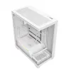 PC korpusas MODECOM VOLCANO STELLAR PLUS MIDI BALTA — Midi Tower, microATX, grūdintas stiklas, USB-C, palaiko GPU 420 mm