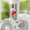 Mėsmalė SMAPP model 490.81 BALTA - 2200 W, 1 greitis, 2,7 kg/min, 3 sieteliai, balta, smulkinimo priedas