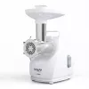 Mėsmalė SMAPP model 490.81 BALTA - 2200 W, 1 greitis, 2,7 kg/min, 3 sieteliai, balta, smulkinimo priedas