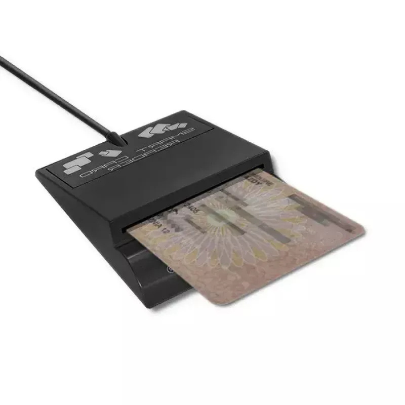 Kortelių skaitytuvas QOLTEC Smart ID Card Reader Intelligent Model 50636 USB Type C