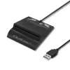 Kortelių skaitytuvas QOLTEC Smart ID Card Reader Intelligent Model 50636 USB Type C