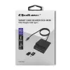 Kortelių skaitytuvas QOLTEC Smart ID Card Reader Intelligent Model 50636 USB Type C