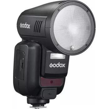 Blykstė Godox V100 skirta Sony – nešiojama 100 Ws foto blykstė su įmontuota įkraunama baterija