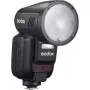 Blykstė Godox V100 skirta Sony – nešiojama 100 Ws foto blykstė su įmontuota įkraunama baterija