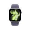 Išmanusis laikrodis Apple Watch Series 11 GPS + Cellular 42mm sidabrinis aliuminis korpusas su purpuriniu rūko sportiniu dirželiu M/L