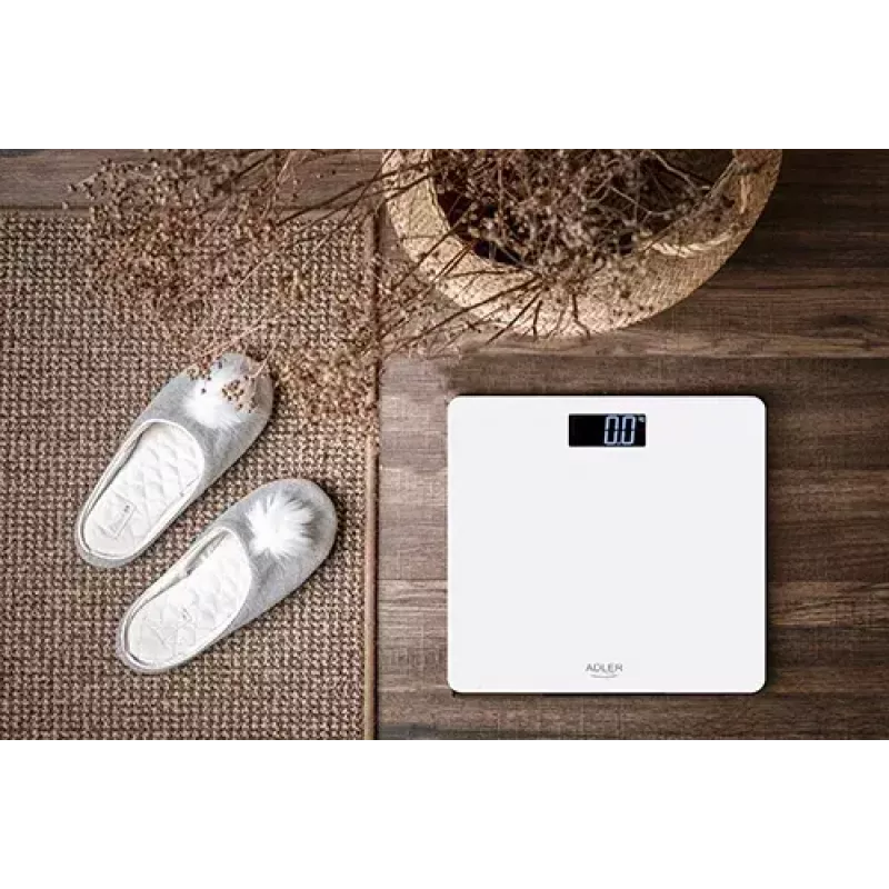 Svarstyklės elektroninės asmeninės Adler AD 8157W