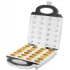 Unold 48360 vaflių keptuvė 24 vafliai 1400 W Nerūdijantis plienas, Balta