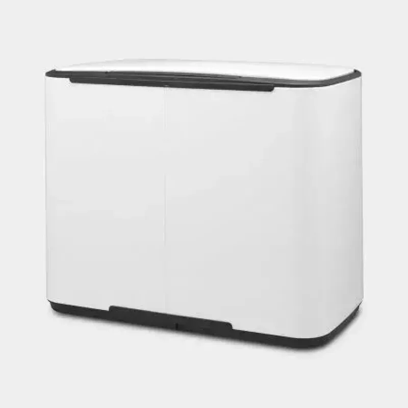 Šiukšlių konteineris BRABANTIA 121142 stačiakampis baltas, 540×363×440 mm