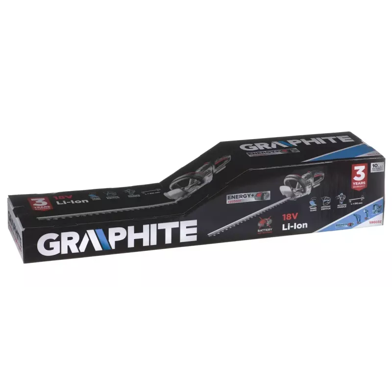 Belaidės gyvatvorės žirklės GRAPHITE 58G032, 51 cm pjovimo ilgis