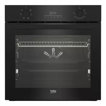 Įmontuojama elektrinė orkaitė BEKO BBIE123001BD – 72 l, 2400 W, LED ekranas, įleidžiamos rankenėlės, garų savaiminis valymas, juoda