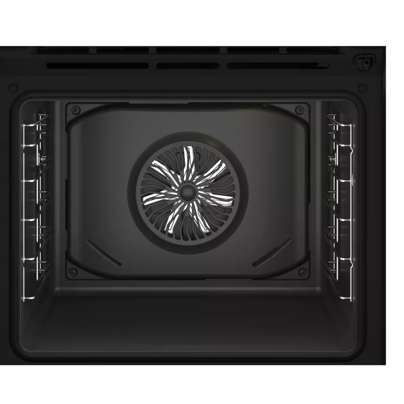 Įmontuojama elektrinė orkaitė BEKO BBIE123001BD – 72 l, 2400 W, LED ekranas, įleidžiamos rankenėlės, garų savaiminis valymas, juoda