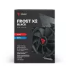 Aušintuvas SAVIO SAVGCOFROSTBLACKX2 120 mm ventiliatorius, LGA 1156/1155/1150/1151/1200/1366/1700 suderinamas, juodas