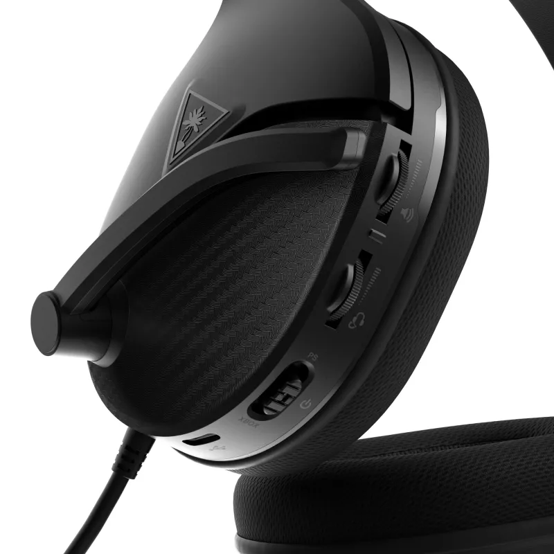 Turtle Beach Recon 200 Gen 2 juodos spalvos belaidis stiprintuvas žaidimų ausinės – PS4, PS5, Xbox Series X|S, One ir PC