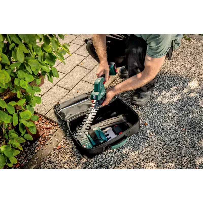 Belaidis krūmų ir žoliapjovės žirklių komplektas Metabo POWERMAXX SGS 12 Q