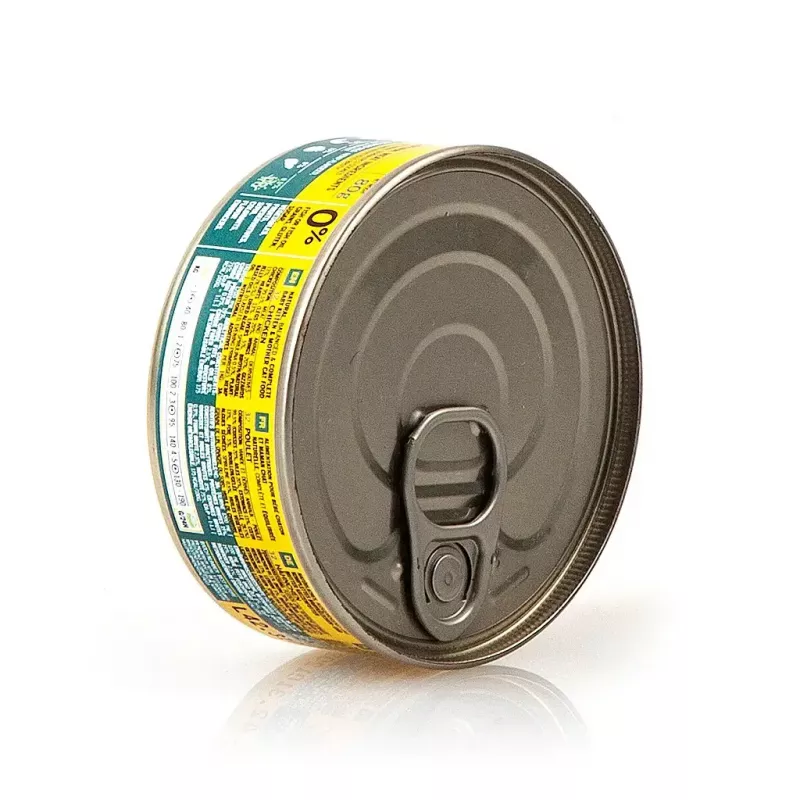 Šlapias kačių ėdalas 3coty Vištiena su spirulina kačiukams ir žindančioms katėms 80 g, pilnavertis pašaras, 19% baltymų, 8% riebalų