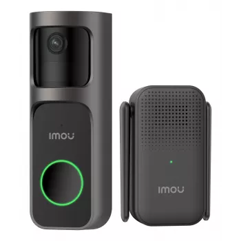 Imou Doorbell 2S rinkinys, juodas, belaidis, 3 MP, montavimas ant sienos