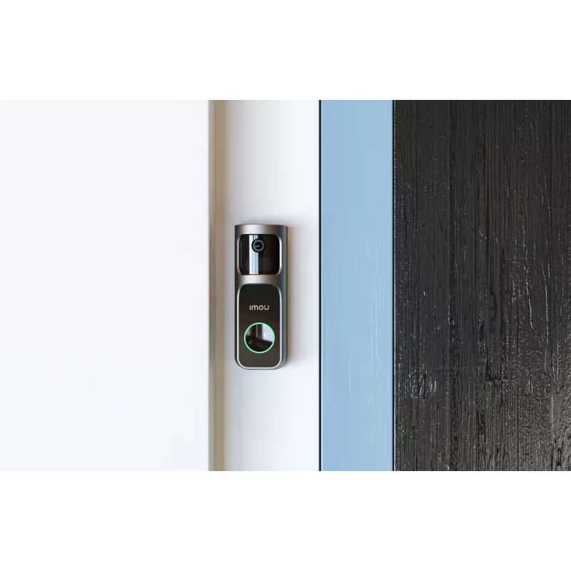 Imou Doorbell 2S rinkinys, juodas, belaidis, 3 MP, montavimas ant sienos