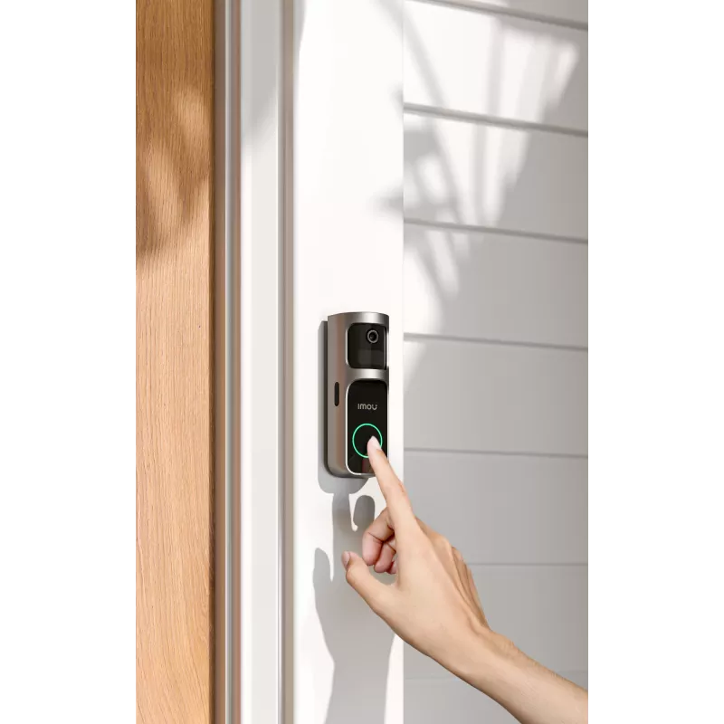 Imou Doorbell 2S rinkinys, juodas, belaidis, 3 MP, montavimas ant sienos