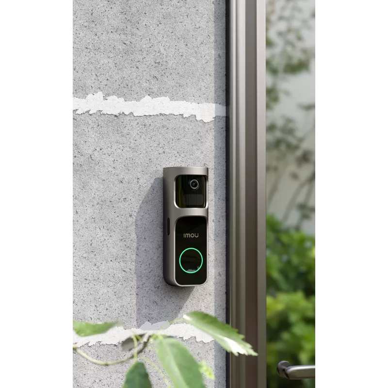 Imou Doorbell 2S rinkinys, juodas, belaidis, 3 MP, montavimas ant sienos