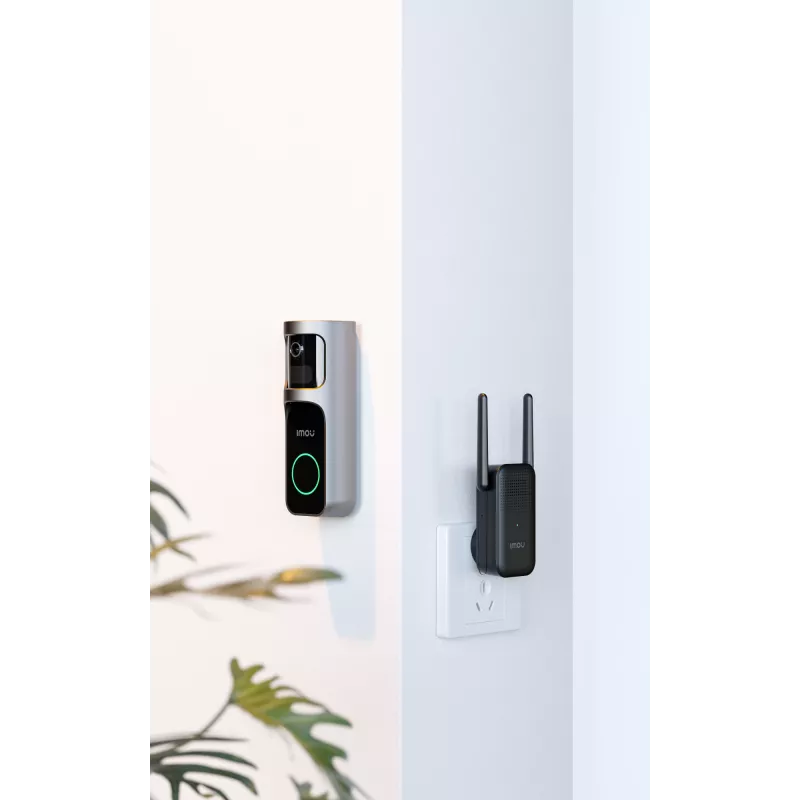 Imou Doorbell 2S rinkinys, juodas, belaidis, 3 MP, montavimas ant sienos