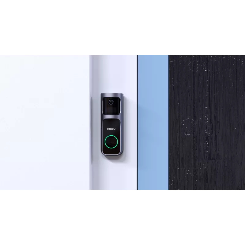 Imou Doorbell 2S rinkinys, juodas, belaidis, 3 MP, montavimas ant sienos