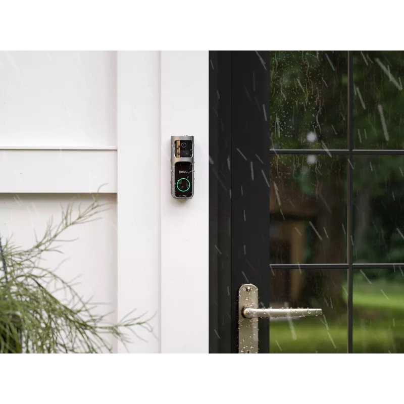 Imou Doorbell 2S rinkinys, juodas, belaidis, 3 MP, montavimas ant sienos