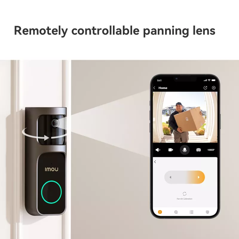 Imou Doorbell 2S rinkinys, juodas, belaidis, 3 MP, montavimas ant sienos